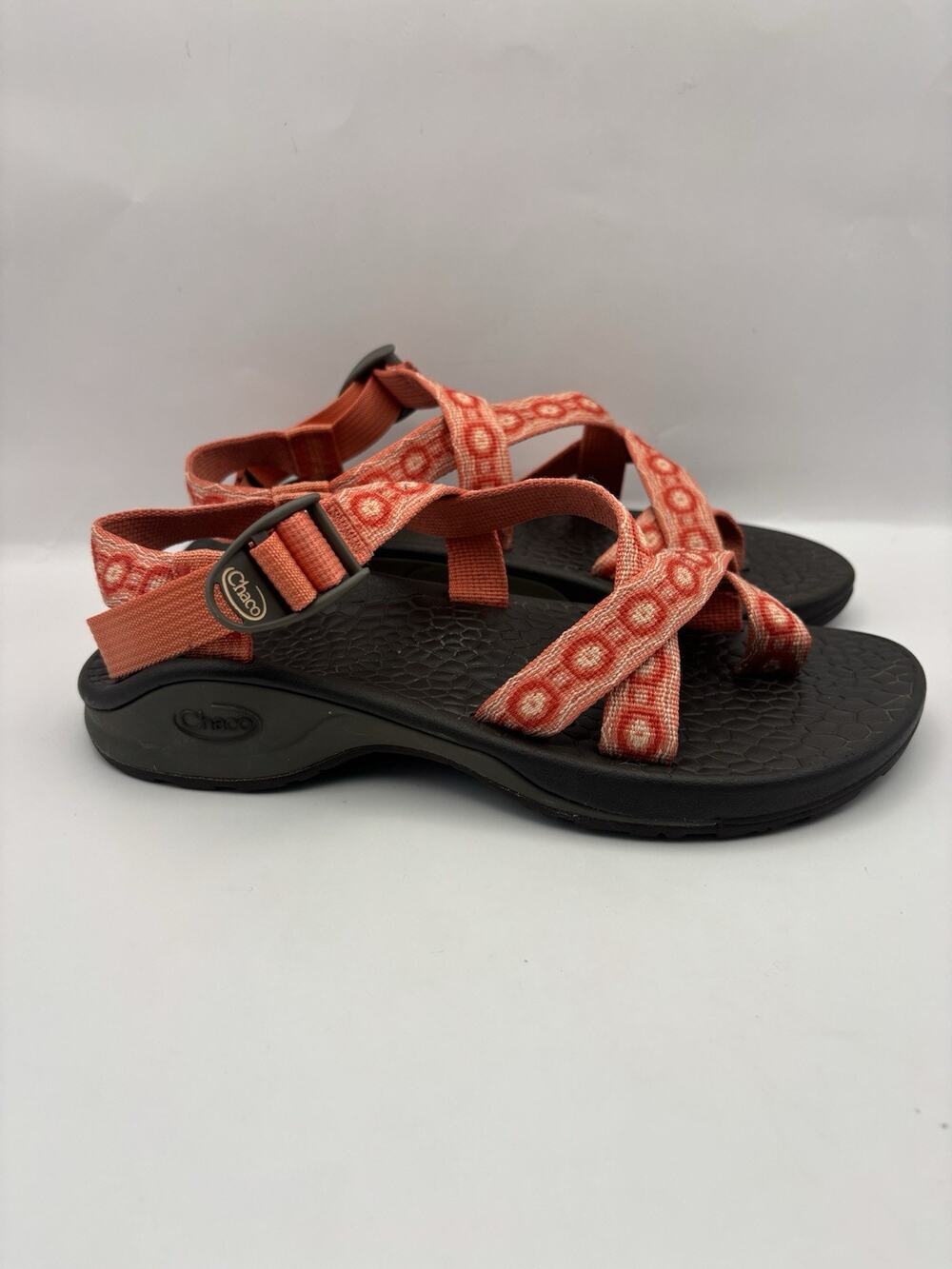 Chaco Z/2 Orange Strappy Sandals Women Size 7